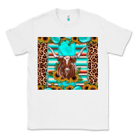 White texas longhorn sunflower gemstone Classic Tee - JahusDesignShop