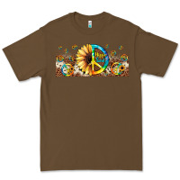 Cacao hippie soul leopard sunflower Premium Tee - JahusDesignShop