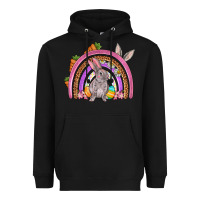Black Easter rainbow Heavyweight Hoodie - OliviaCreatesArt