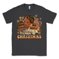 Smoke have a melanin christmas  black woman Classic Tee - MaliasSmallBusiness