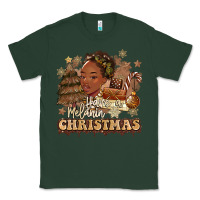 Sports Green have a melanin christmas  black woman Classic Tee - MaliasSmallBusiness