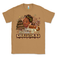 Toasted Coconut have a melanin christmas  black woman Classic Tee - MaliasSmallBusiness