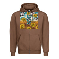 Chestnut aunt sunflower leopard glitter Zipper Hoodie - TumblerDesignByShophia