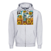 Heather Grey aunt sunflower leopard glitter Zipper Hoodie - TumblerDesignByShophia