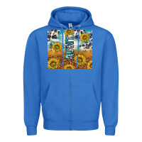 True Royal aunt sunflower leopard glitter Zipper Hoodie - TumblerDesignByShophia