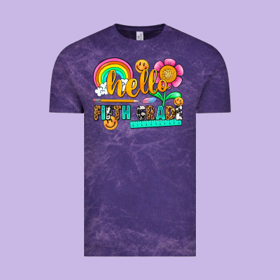 Hello Fifth Grade Vintage Tee Designed By Nancycooperartshop