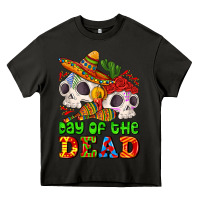 Asphalt mexican day of the dead Heavy Core Tee - AdoDesignShop