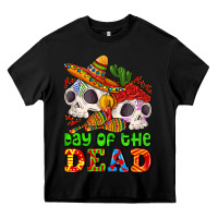 Black mexican day of the dead Heavy Core Tee - AdoDesignShop