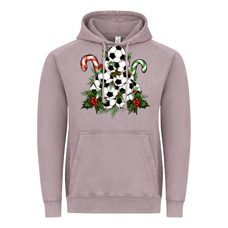 Soccer Tree Christmas Vintage Hoodie by RanaPortraitStore | Teevron