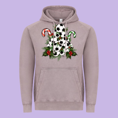 Soccer Tree Christmas Vintage Hoodie Designed By Ranaportraitstore