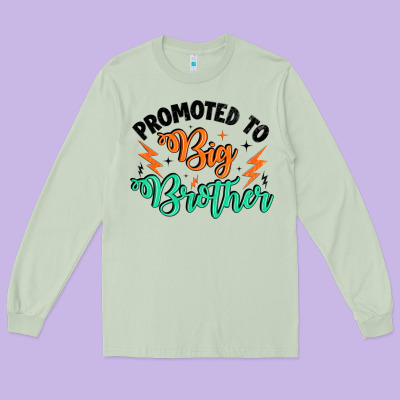 Promoted To Big Brother Long Sleeve Tee Designed By Artiststas