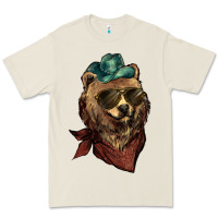 Bone bear cowboy Premium Tee - NancyCooperArtShop