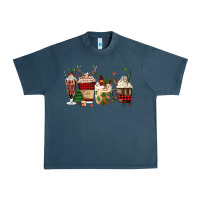 Midnight Navy lumberjack coffee Urban Heavy Tee - MaliasSmallBusiness