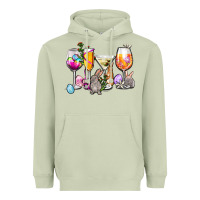 Matcha Easter wine glasses Heavyweight Hoodie - OliviaCreatesArt