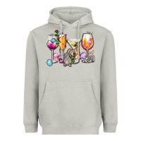 Moon Dust Easter wine glasses Heavyweight Hoodie - OliviaCreatesArt