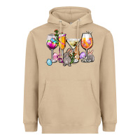 Mushroom Easter wine glasses Heavyweight Hoodie - OliviaCreatesArt