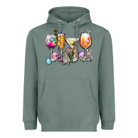 Sage Easter wine glasses Heavyweight Hoodie - OliviaCreatesArt
