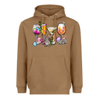 Toasted Coconut Easter wine glasses Heavyweight Hoodie - OliviaCreatesArt