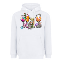 White Easter wine glasses Heavyweight Hoodie - OliviaCreatesArt