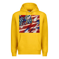 Lemon American flag glitter 4th of july Premium Hoodie - CowGirlArtShop