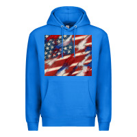True Royal American flag glitter 4th of july Premium Hoodie - CowGirlArtShop