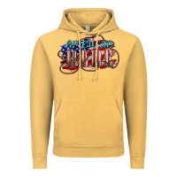 Vintage Mustard American babe Vintage Hoodie - NancyCooperArtShop