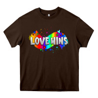 Chocolate Brown love wins pride lgbtq Heavy Core Tee - AdoDesignShop