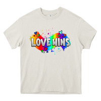 Cream love wins pride lgbtq Heavy Core Tee - AdoDesignShop