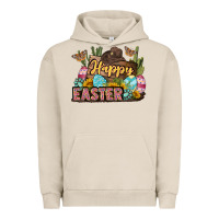 Pigment French Oak Happy Easter Urban Hoodie - LillyAllenDesigns