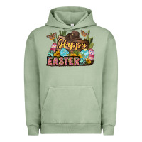 Pigment Oil Green Happy Easter Urban Hoodie - LillyAllenDesigns