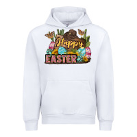 White Happy Easter Urban Hoodie - LillyAllenDesigns