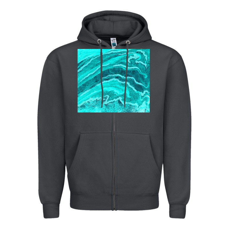 Turquoise Agate Zipper Hoodie by TumblerDesignByShophia | Teevron