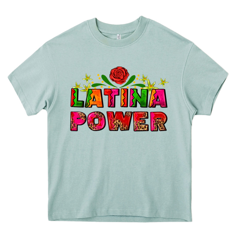 Latina Power Heavy Core Tee by AdoDesignShop | Teevron