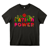 Asphalt latina power Heavy Core Tee - AdoDesignShop