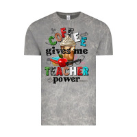 Coffee Gives Me Teacher Power Vintage Tee | Teevron