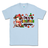 Dusty Blue this is my  christmas pyjama Classic Tee - MaliasSmallBusiness