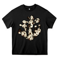 Black cowhide cactus Heavy Core Tee - JahusDesignShop