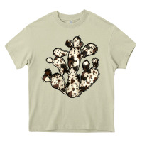 Mossy cowhide cactus Heavy Core Tee - JahusDesignShop
