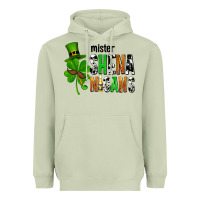Matcha St. Patrick's Mister shenanigans Heavyweight Hoodie - OliviaCreatesArt
