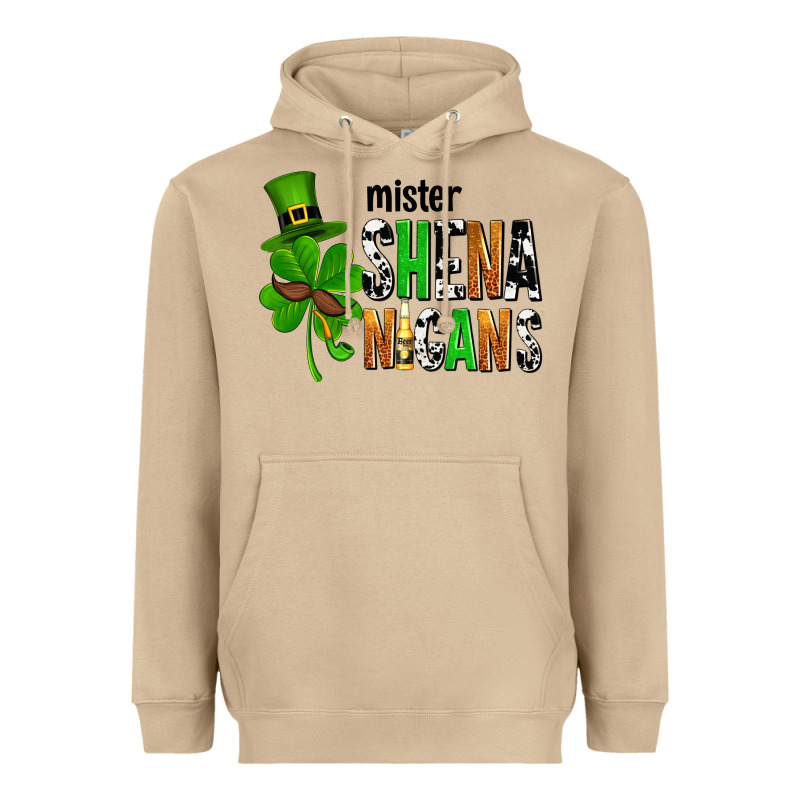St. Patrick's Mister Shenanigans Heavyweight Hoodie by OliviaCreatesArt | Teevron