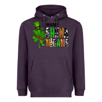 Plum St. Patrick's Mister shenanigans Heavyweight Hoodie - OliviaCreatesArt