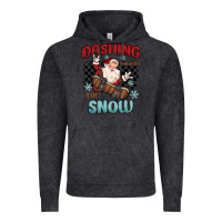 Vintage Arctic dashing through the snow Vintage Hoodie - MaliasSmallBusiness