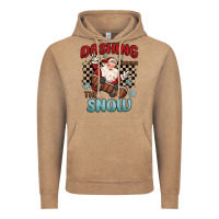 Vintage Coffee dashing through the snow Vintage Hoodie - MaliasSmallBusiness