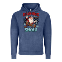 Vintage Denim dashing through the snow Vintage Hoodie - MaliasSmallBusiness