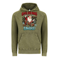 Vintage Olive dashing through the snow Vintage Hoodie - MaliasSmallBusiness