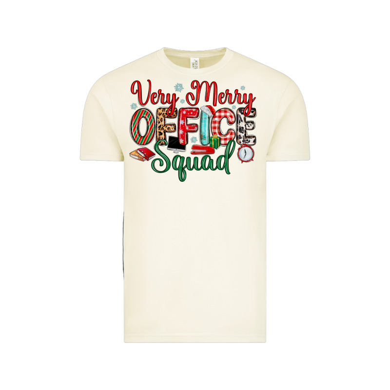 Very Merry Office Squad Vintage Tee by MaliasSmallBusiness | Teevron
