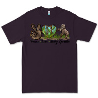 Plum Peace Love Baby Gorilla Premium Tee - LillyAllenDesigns