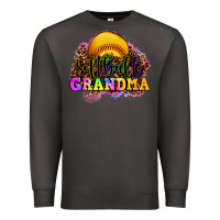 Smoke softball grandma Premium Sweatshirt - OliviaCreatesArt