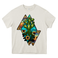 Cream cactus1 Heavy Core Tee - JahusDesignShop