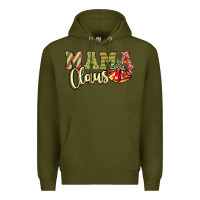 Army Green mama claus Premium Hoodie - JahusDesignShop
